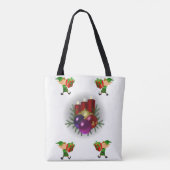 Tote tas kerstmis (Achterkant)