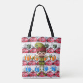 Tote tas kerstmis (Achterkant)