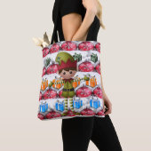 Tote tas kerstmis (Dichtbij)