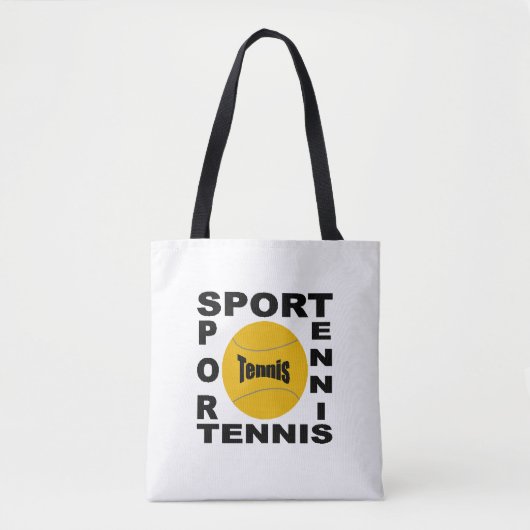 Tote Tas Medium SPORT TENNIS (Voorkant)
