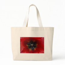 Tote Tas Rood bloem