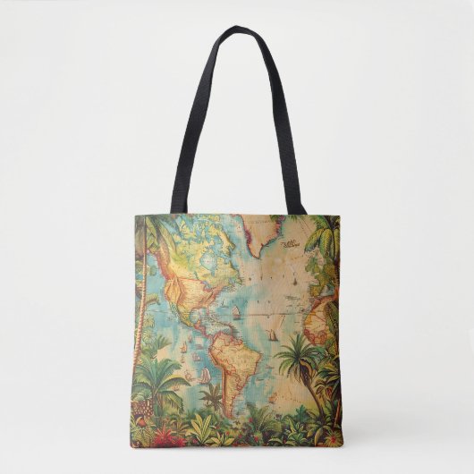 Tote-vintage atlas collection Tote bag (Voorkant)