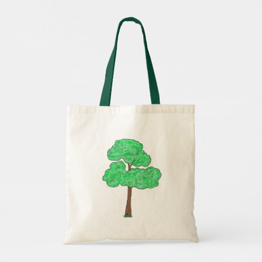 Tote - Whimsical Tree Tote Bag (Achterkant)