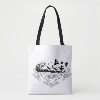 Tote with cat tote bag