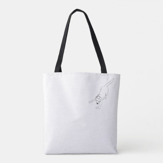 Tote with illustrations from Dog Days. Tote Bag (Achterkant)