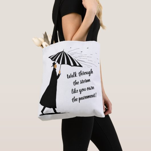 Tote with Inspirational Quote Tote Bag (Dichtbij)