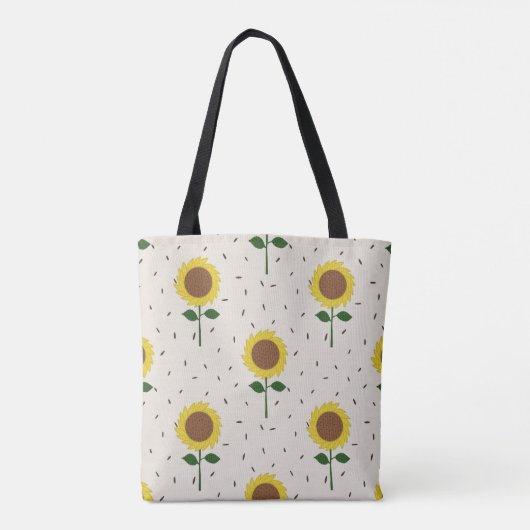 Tote with Sunflowers Tote Bag (Achterkant)