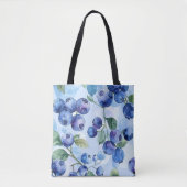 Totebag Bosbessen - All over print Tote Bag (Voorkant)