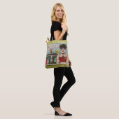 Totebag - je kunt in elke stad wonen die je wilt tote bag (Op model)