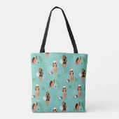 Totebag Jeanne's Pattern Tote Bag (Achterkant)