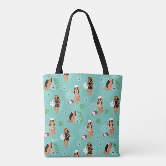 Totebag Jeanne's Pattern Tote Bag (Achterkant)
