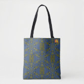 Totebag Snake Pond Blue Tote Bag (Voorkant)