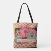 Totebag - vertel me alsjeblieft het verhaal van ho tote bag (Achterkant)