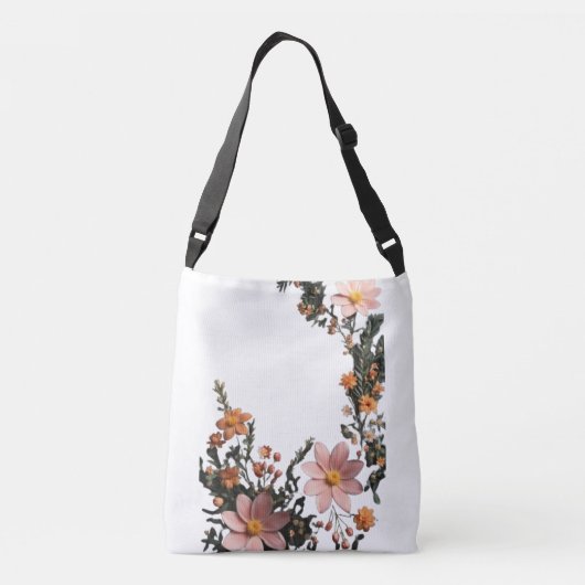 Totebags allover bedrukt crossbody tas (Achterkant)