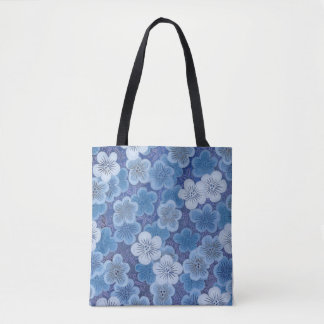 ToteKasho Sansui Japanse Vintage Patroon Tote Tas