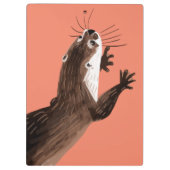 Totem amblonyx otter klembord (Achterkant)