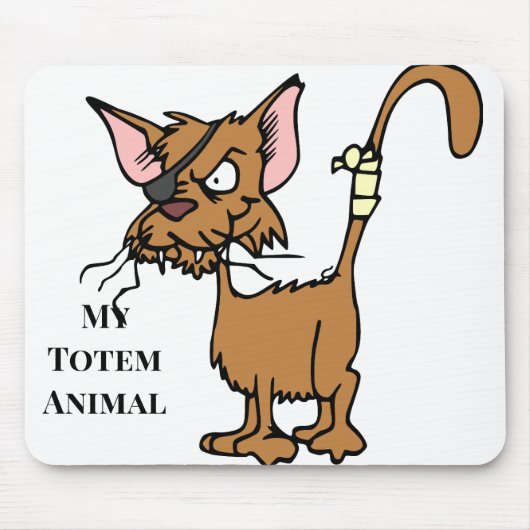 Totem Animal Mousepad Muismat (Voorkant)