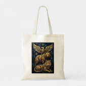 Totem Beschermers — Adelaar, Beer & Wolf Tote Bag (Achterkant)