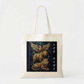 Totem Beschermers — Adelaar, Beer & Wolf Tote Bag (Voorkant)