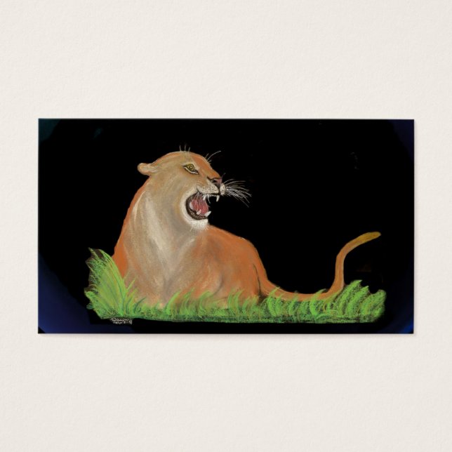 Totem - Cougar Visitekaartje (Voorkant)