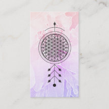 *~* Totem Flower of Life Pastel Floral Reiki Yoga