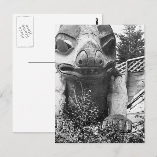 Totem Grave 1916 Briefkaart (Voorkant / Achterkant)