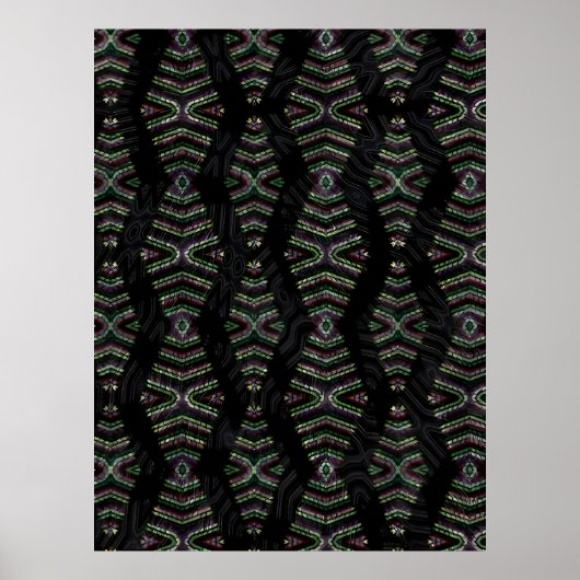 Totem - Ken Gage Abstracte Kunst Poster (Voorkant)