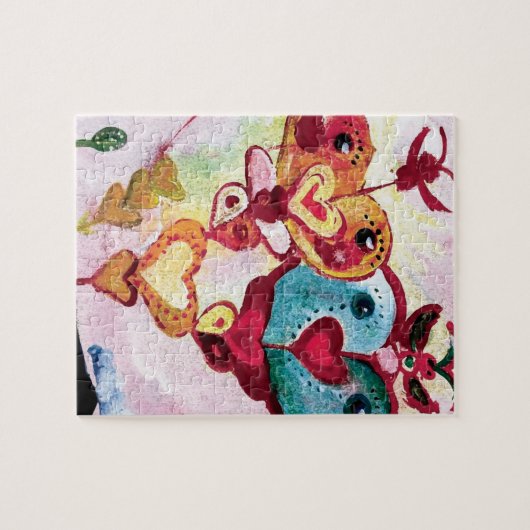 Totem Liefde Puzzel Legpuzzel (Horizontaal)