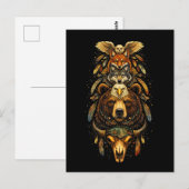 Totem Opklimmend Briefkaart (Voorkant / Achterkant)