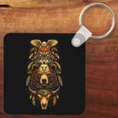 Totem Opklimmend Sleutelhanger (Achterkant)