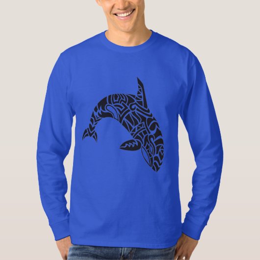 Totem Orca Long Hoeve T-shirt (Voorkant)
