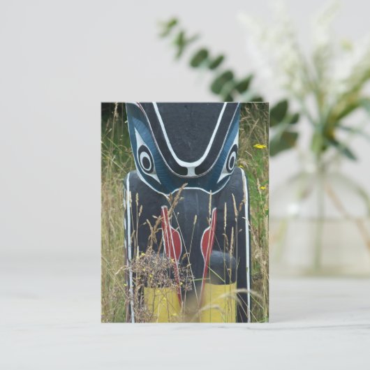 Totem Pole base Briefkaart (Staand voorkant)