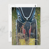 Totem Pole base Briefkaart (Voorkant / Achterkant)