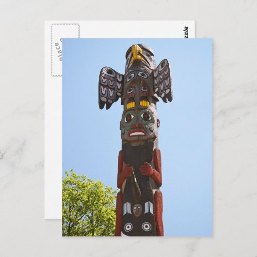 Totem Pole Briefkaarten (Voorkant / Achterkant)