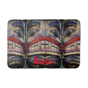 Totem Pole Face Thunder_Cove Badmat
