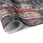 Totem Pole Face Thunder_Cove Cadeaupapier (Rol Hoek)