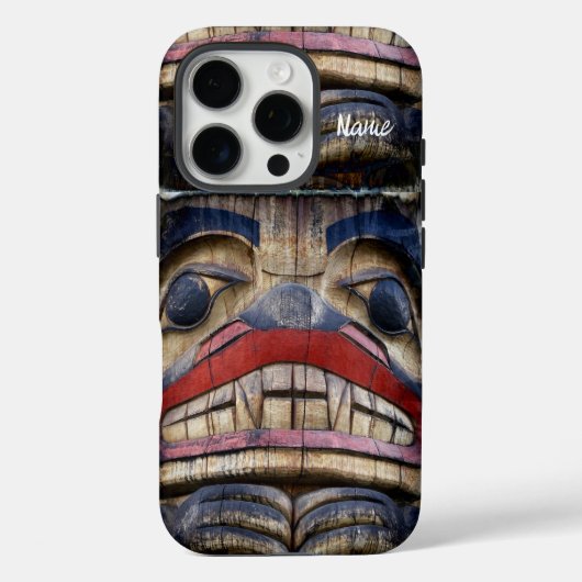 Totem Pole Face Thunder_Cove Case-Mate iPhone Case (Achterkant)