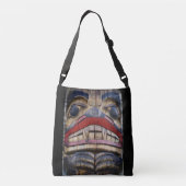 Totem Pole Face Thunder_Cove Crossbody Tas (Achterkant)