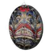 Totem Pole Face Thunder_Cove Dartbord (Voorkant Rechts)