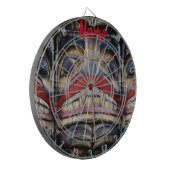 Totem Pole Face Thunder_Cove Dartbord (Voorkant Links)