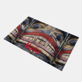 Totem Pole Face Thunder_Cove Deurmat (Schuin)