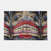 Totem Pole Face Thunder_Cove Deurmat (Voorkant)