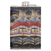 Totem Pole Face Thunder_Cove Heupfles (Achterkant)