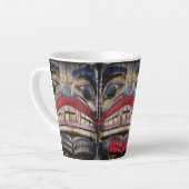 Totem Pole Face Thunder_Cove Latte Mok (Linkerhoek)