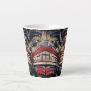 Totem Pole Face Thunder_Cove Latte Mok