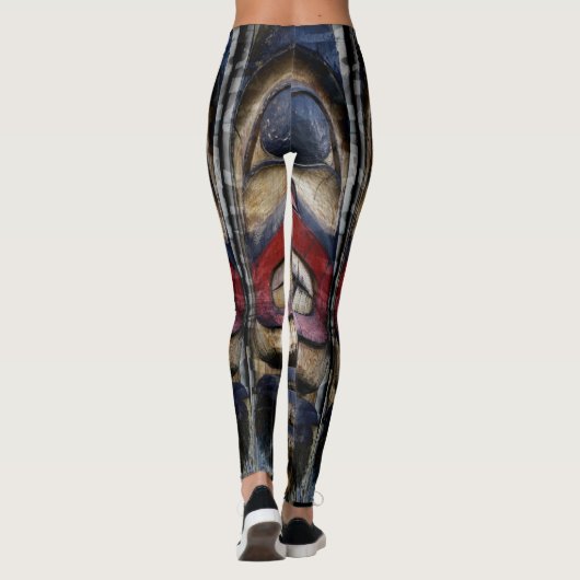 Totem Pole Face Thunder_Cove Leggings (Achterkant)