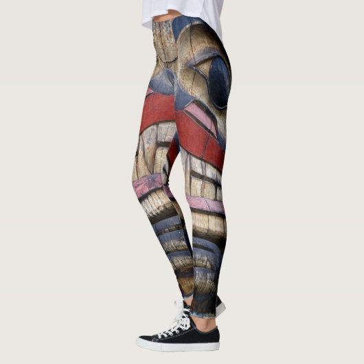 Totem Pole Face Thunder_Cove Leggings (Links)