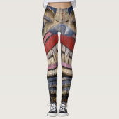 Totem Pole Face Thunder_Cove Leggings (Voorkant)