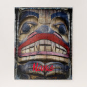 Totem Pole Face Thunder_Cove Legpuzzel (Verticaal)