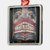 Totem Pole Face Thunder_Cove Metalen Ornament (Links)